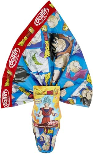 Dragon Ball Uovo di Pasqua Cioccolato al Latte 220gr Dolfin