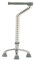 Days Adjustable Tripod Walking Stick – Height Adjustable Walking Stick with Non Slip Base for Elderly and Disabled – Lightweight Chrome Mobility Aid – Small Base for Compact Support
