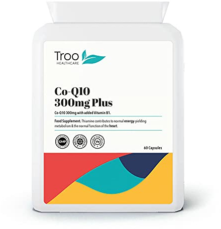Troo Health CoQ10 Supplement 300mg Plus - 60 Capsules - High Strength