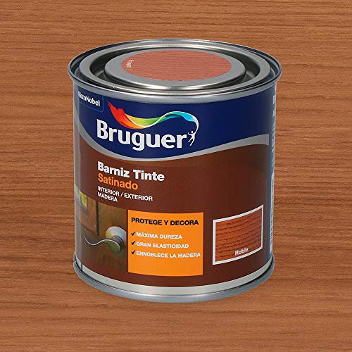 Bruguer Barniz Tinte BTE.BRUGUER Roble 750 ml, Negro