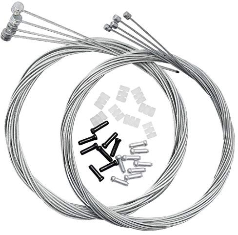 Bicycle Derailleur Shifter Cables Bike Brake Cable Set for Shimano Sram