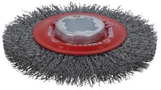Bosch Professional Clean - Rueda de alambre ondulado (para metales, X-LOCK, Ø 115 mm, grosor del alambre 0,3 mm), Negro