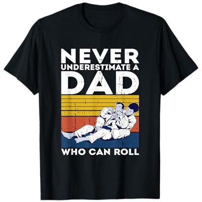 Herren Retro Jiu-Jitsu Dad BJJ Herren Vater Vintage T-Shirt