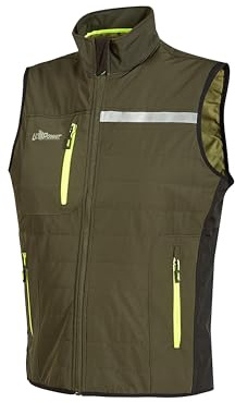 Upower Dark Green, Zapato de Protección contra Incendios y Seguridad Hombre, Large EU, verde, Large Large