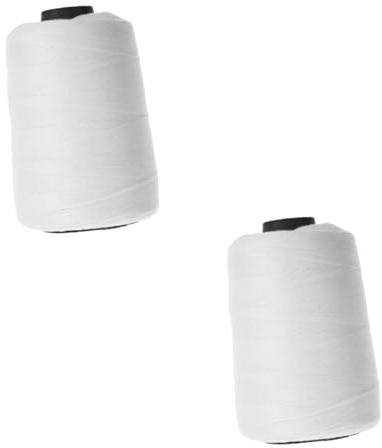 IWOWHERO 2rolls Brick Line Masonry Line Cotton Mason String Ink Absorb for Bricklaying Work
