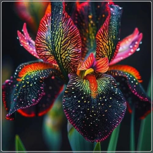 Pétalos Sedosos y Multidimensionales -Iris bulbos-Ideal para Climas con Estaciones - Bulbos de Iris - -10 Bulbos