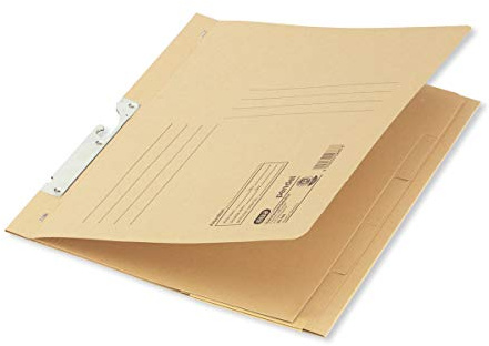 ELBA Pendelhefter, 20er Pack, Natronkarton, kaufm. Heftungen, naturbraun