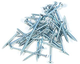 200 unidades 3 x 16 tornillos rosca parcial Torx accionamiento tornillos para aglomerado cabeza avellanada plana doble rosca y nervaduras fresadoras tornillos universales