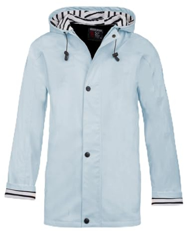 Breizh Ocean - Artic - Ciré Imperméable avec Capuche rayée - Intérieur Polaire - XS au 4XL