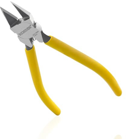 BOOSDEN Petites Pinces Coupantes 15 cm, Pinces Coupantes à Ressort, Pince Coupante à Coupe Franche, Mini Pince Coupante de Précision pour Artisanat/Fleurs Artificielles/Fabrication de Bijoux