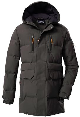 Killtec Kow 238 Bys Qltd Prk Parka outdoor/parka trapuntato/parka funzionale in piuma d'oca con cappuccio Bambini e ragazzi