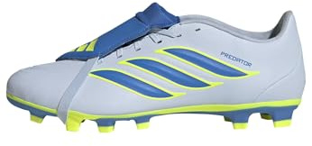 adidas Unisex Bota de fútbol Predator Club Fold-Over Tongue para césped Natural seco/multisuperficie
