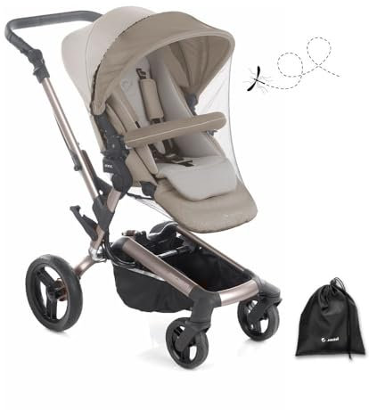 Jané Zanzariera per Culla e Lettino da Viaggio, Universale, Facile Visibilità, Protezione dagli Insetti, Borsa Inclusa