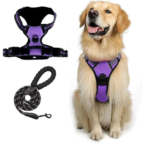 Imbracatura anti-tiraggio per cani con design step-in, traspirante e imbottita, per una passeggiata rilassata, controllo senza tirare, per cani di qualsiasi taglia