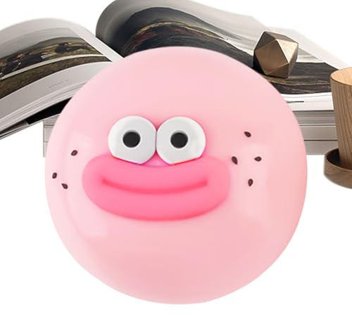 Divertente palla antistress – palla sensoriale – palla da schiacciare con occhi grandi e labbra – per adulti uomini donne ufficio casa viaggi eventi