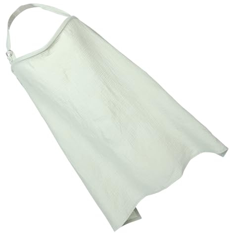 Delantal de Lactancia de Algodón con Aro, Portátil para Madres y Bebés | Cubierta Ligera y Plegable, Uso en Alimentación Pública, Color Verde, 1 Pieza, Privacidad Práctica