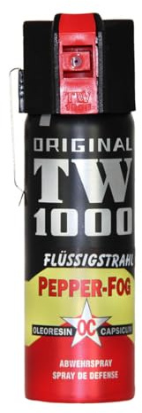 TW1000 Pfefferspray Flüssigstrahl Pepper Fog 63 ml - Abwehrspray Tierabwehrspray Made in Germany