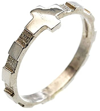 Rosario anello decina argento 925, 20 mm (0.79 inc.) - EU/IT 23