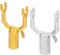 Luxshiny 2piezas Tenedor para Ropa Accesorios para Poste De Secado De Ropa Puntas De Reemplazo para Colgar Prendas Al Aire