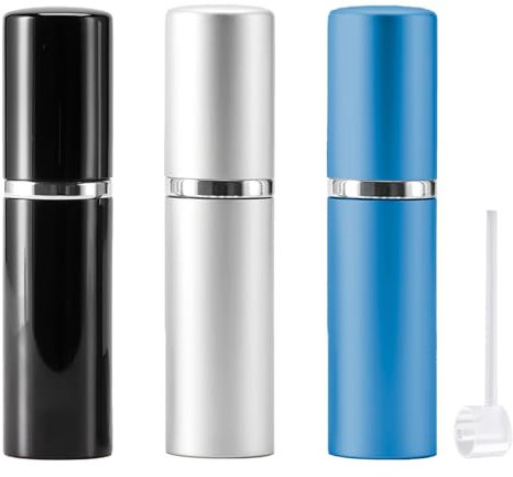 Travel Perfume Atomiser Bottle Refillable 5ML, 3 Pcs Aftershave Atomiser Spray Bottle Leak Proof, Easy to Refill Empty Atomiser Bottle Mini Perfume Decanter in Pocket & Handbag Travel Size Set
