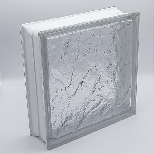 Basic brique de verre Iceberg clair brillant 30x30x10 cm - 2 pièces