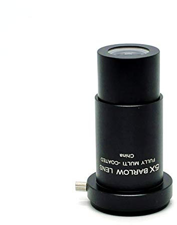 Vogueing Tool 5X Barlow Lens M42 Thread Multi-coated Lens for 1.25 31.7mm Standard Telescope Eyepieces