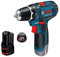 Bosch Akku-Bohrschrauber GSR 12V-15 / 1x 2,0 Ah Akku