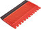 Mr. Gadget's Solutions® Wall Tile Adhesive Hand Tool Applicator Comb Flexible Rubber Grout Squeegee Spreader Blade - 4mm teeth