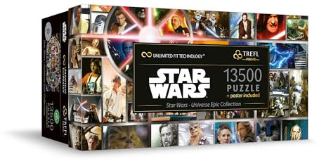 Trefl Prime - Puzzle UFT: Star Wars, Universe Epic Collection - 13500 Elemente, Großes Spiel, Dickster Karton, für Erwachsene und Kinder ab 12 Jahren