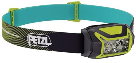 PETZL - ACTIK Headlamp - Three Lighting Levels White, Red, 450 Lumens