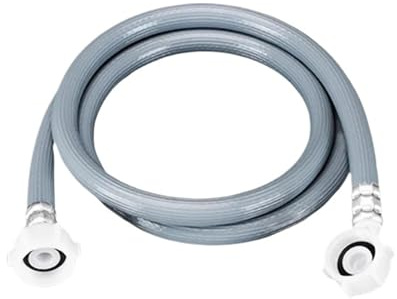 Manguera de entrada de agua for lavadoras automáticas de 1,5/2/2,5 m, manguera de llenado for lavadoras y lavavajillas, tubo de PVC.(200cm)