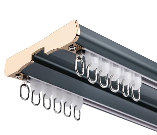 Dubbla kurainstavar för tak 2 m6 m aluminium Silen Design Lyxig rumsavdelare idealisk för sovrum vardagsrum blå färgåsikter