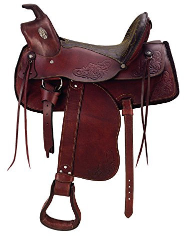 Randol's Santa Fe Western Selle Unisexe Adulte Havane 40 cm 800084