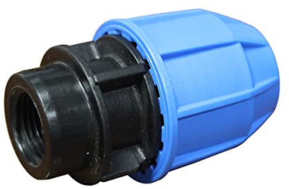 Sferaco - Raccord droit femelle D50-40x49 polypropylene 1003050