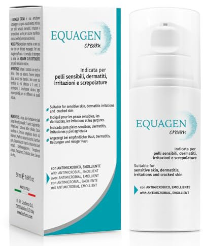 Equagen Crème Visage Sébo-normalisante Équilibrante Délicat 99% d'Ingrédients d'Origine Naturelle