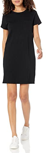 GAP Womens Relaxed Pocket T-Shirt Dress True Black S