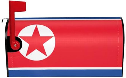 Protezione magnetica per cassetta postale con bandiera coreana, impermeabile, stampa personalizzata per cassette postali