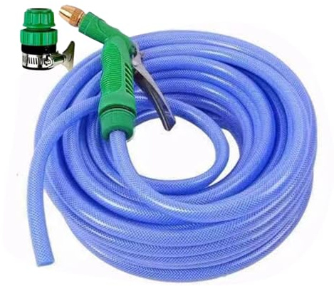 Flexible Garden Hose - Yard Water Pipe, Outdoor Spray Pipe | Non-Nodding Car Wash Nozzle Feed, Portable Water Hose with Convenient Backyard Lawn Irrigation Use for Plants