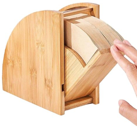 Kaffefilterbehållare, kaffefilterhållare för disk, bärbar, platsbesparande | Pappersbehållarställ för att organisera bryggerier på bänkskivan hemma, snygg