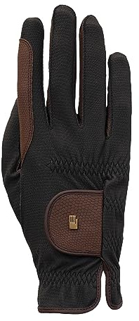 Roeckl Sports Reithandschuh Malta Winter, Turnier Winter Handschuh, Schwarz/Mokka 6.5