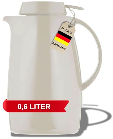 Helios Servitherm Pot Isotherme en Plastique Blanc 0,6 l