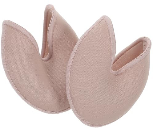 GLEAVI Zehenbeutel Pads Ouch Pouch to Toe Gel Zehenschutz Vorfußschutz Elastische Zehenkappen Tanzen Halbsocken für Bauchtanz, Ballettgymnastik 10x9 5 cm