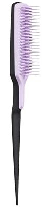 Tangle Teezer The Ultimate Volumizer Haarbürste für alle Haartypen – Verleiht Volumen & Textur – Sanfter Kamm für das Hochfrisieren von Haaren, minimiert Schäden – Schwarz & Lila