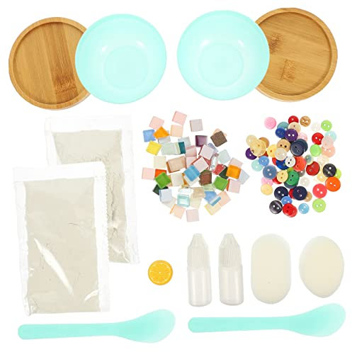 NUOBESTY Confezione di Tappetini Isolanti per Tazze per Piastrelle A Mosaico per attività Artistiche E Artigianali Adatti Ai Bambini Resistenti Calore