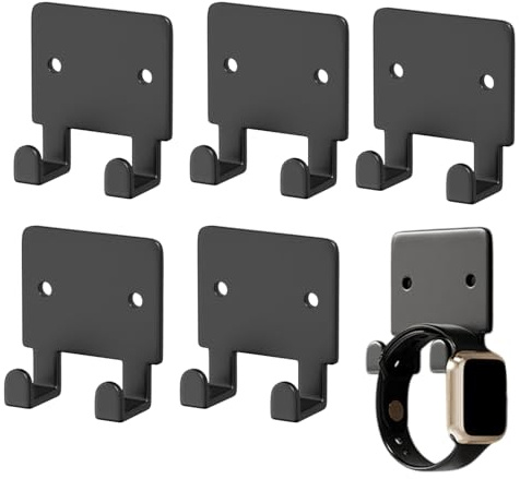 Soporte de maquinilla de afeitar para pared de ducha, 5 soportes resistentes para ducha, sin taladrar, organizador de toallas multifunción para uso en baño, 5 ganchos para paraguas de