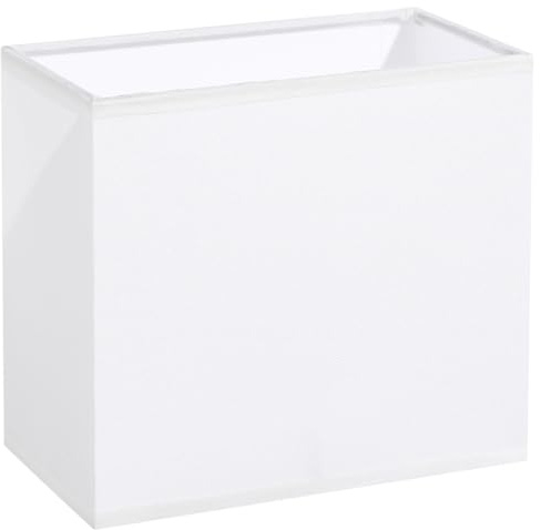 EXHUMKY Abat-jour Rectangulaire Tissu Pour Lampes De Bureau Chevet Avec Lumière Douce Et Facile à Installer