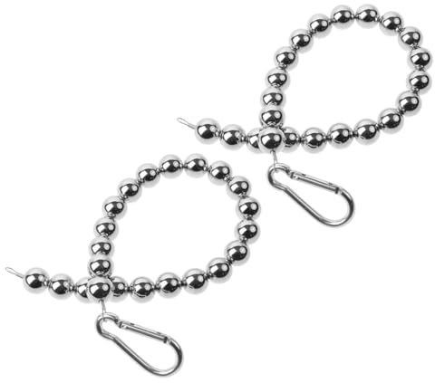 WRITWAA Accessori Asta Portabandiera 2 Pezzi in Acciaio Inox Anelli Perline per Fissaggio Stabile e Peso Bandiera, Ferramenta per Pennoni Resistente alla Corrosione, per Esposizioni