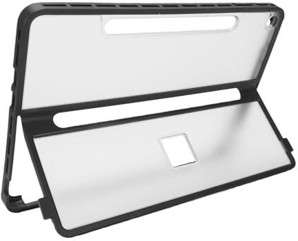 PUSOKEI Pro 12in 2025 Tablet Robust, Stötsäker Skyddsöverdrag för Resenärer PC+TPU (Transparent)