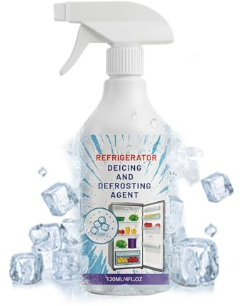 Zhliuqo Spray Descongelante para Congelador 120ml Fusión de Hielo Multiusos