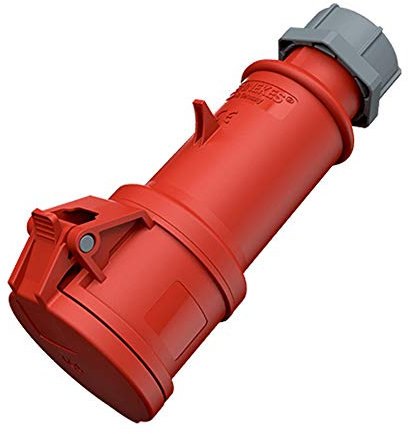 Mennekes Pro Top Steckdose Kupplung 240/415V 50 – 60 Hz 32A 5-Polig IP44 Schutzgrad Rot